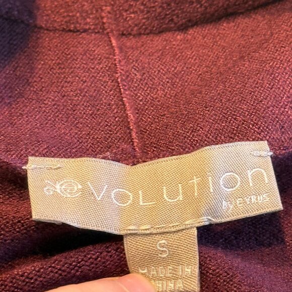 Stitch Fix Evolution Open Front Mauve Cardigan Size Small - Picture 7 of 7